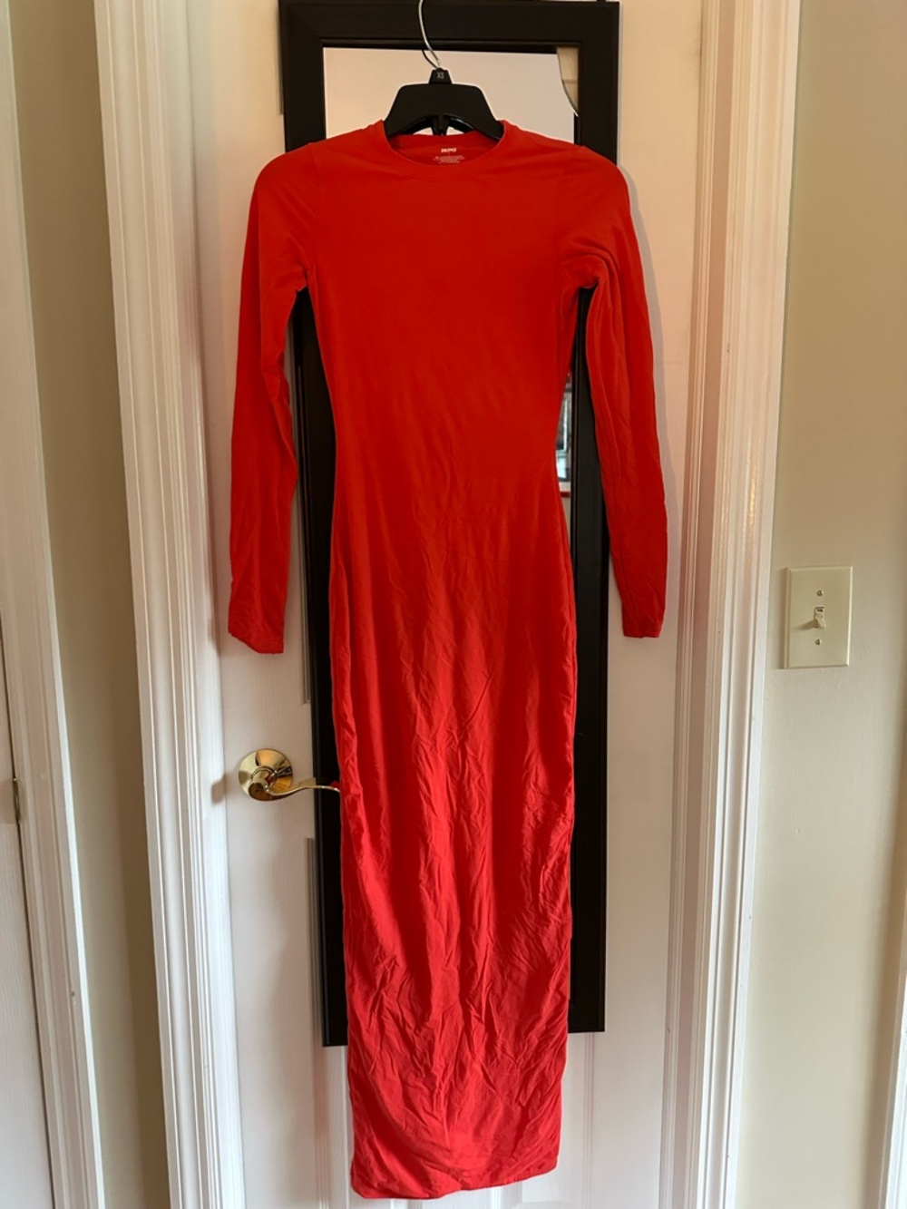 Skims Red Long Sleeve - size S